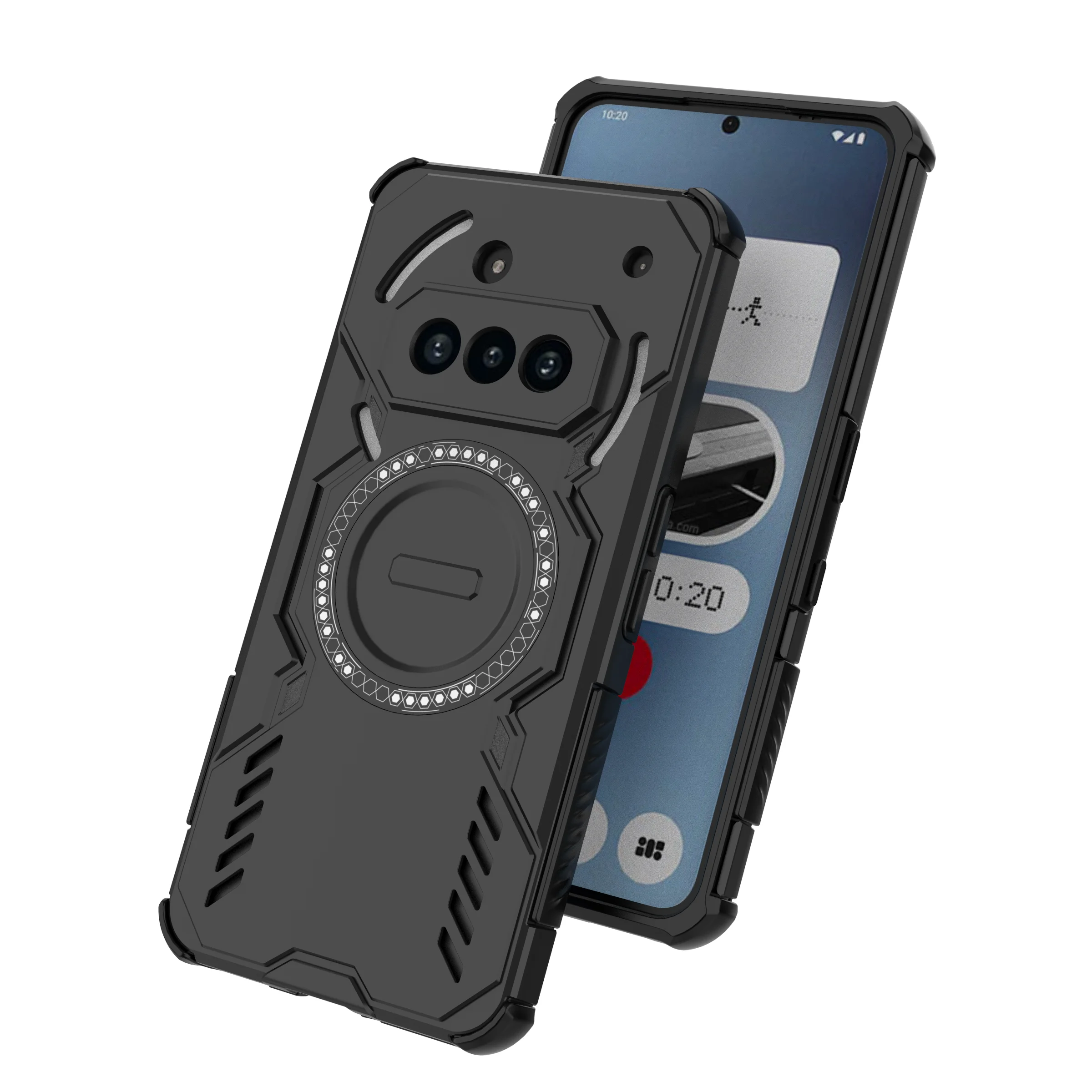 Sleek Heat Dissipation Magnetic Shockproof Case with Matte Finish