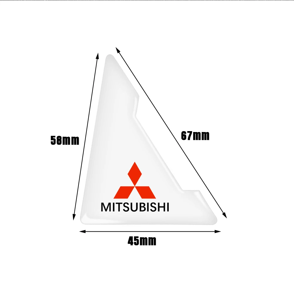 자동차 도어 코너 보호 데칼 스티커 액세서리 미쓰비시 아웃랜더 랜서 10 9 ASX Eclipse L200 Pajero 용 자동차 스타일링