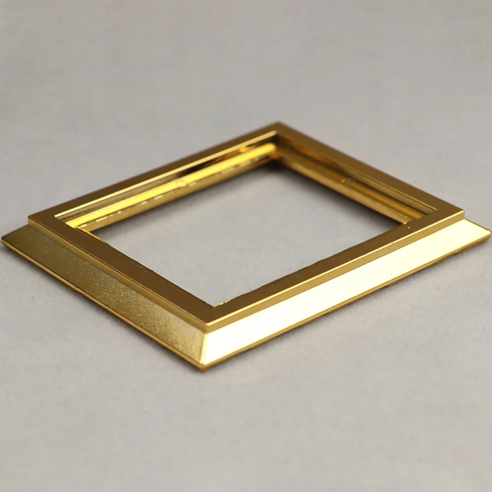 

6pcs House Mini Frames Small Picture Frames House Simulated Picture Frame Models
