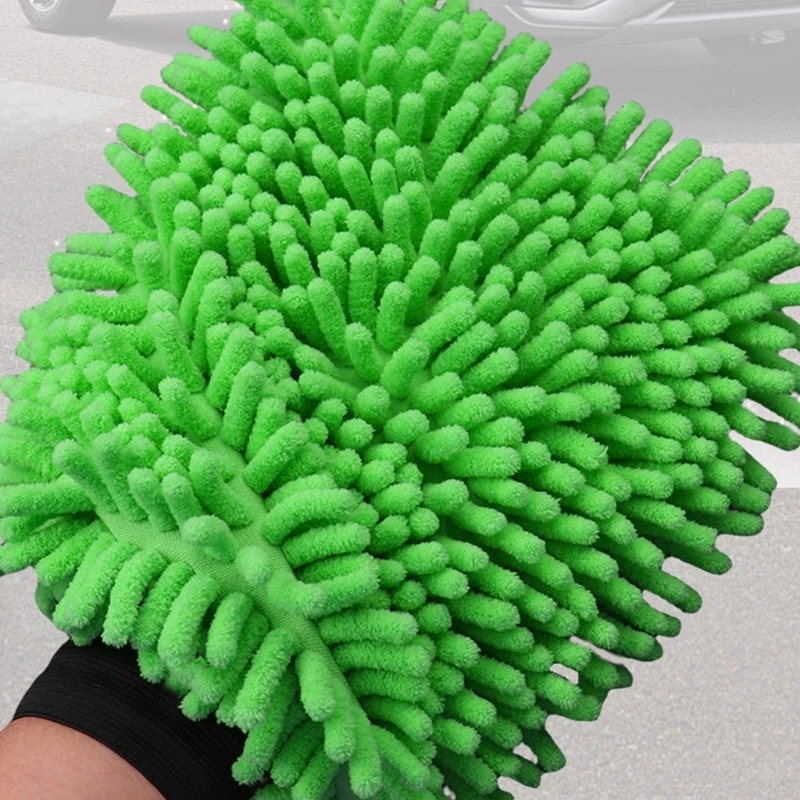 Car Wash Glove Mitts Soft Antiscratch Car Wash Multifunction Thick Cleanings Glove Dropship