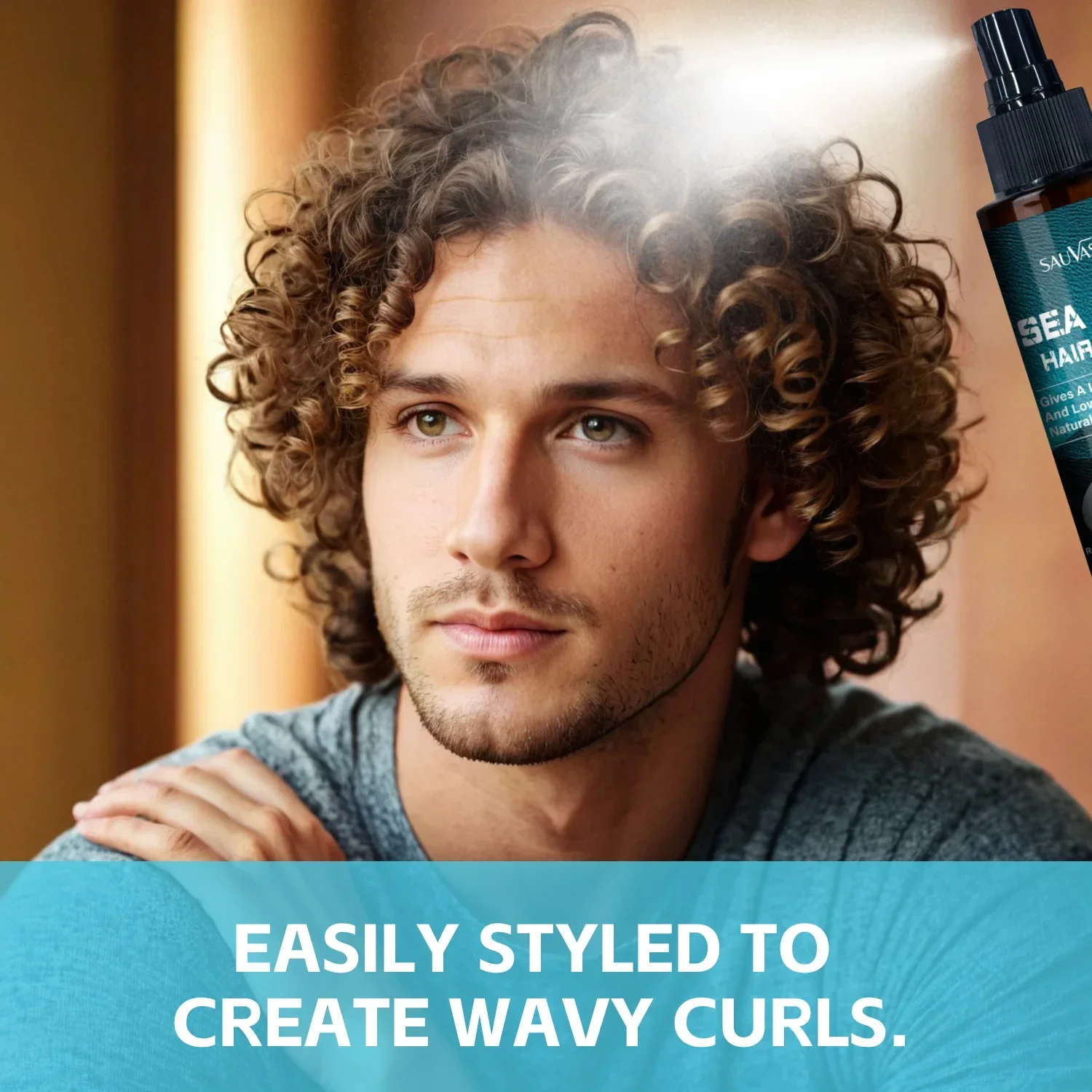 Sea Salt Hair Styling Spray Improving Thickening Strong Holding Non Greasy Fluffy Volumizing Reducing Sticky Hair Nourishing Oil