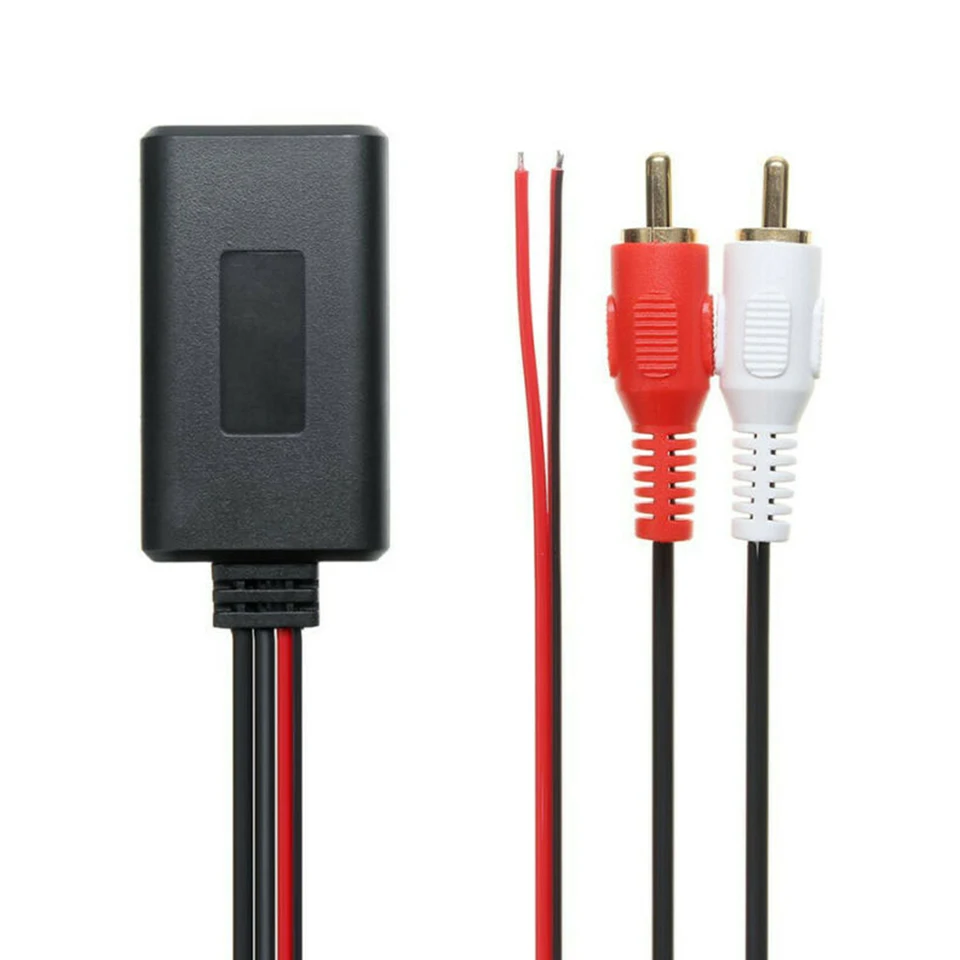 Car Wireless 2 RCA Bluetooth Receiver Module AUX Adapter Music Audio Stereo Receiver For 2RCA Interface Vehicles