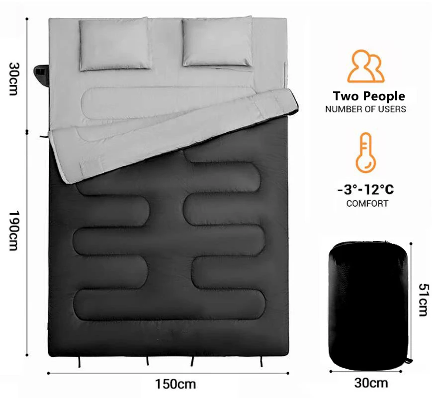 2 Person Cotton Sleeping Bag 1