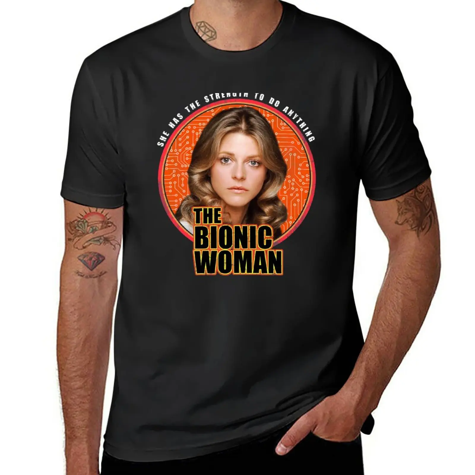 

New The Bionic Woman T-Shirt quick drying t-shirt cute tops black t shirts for men