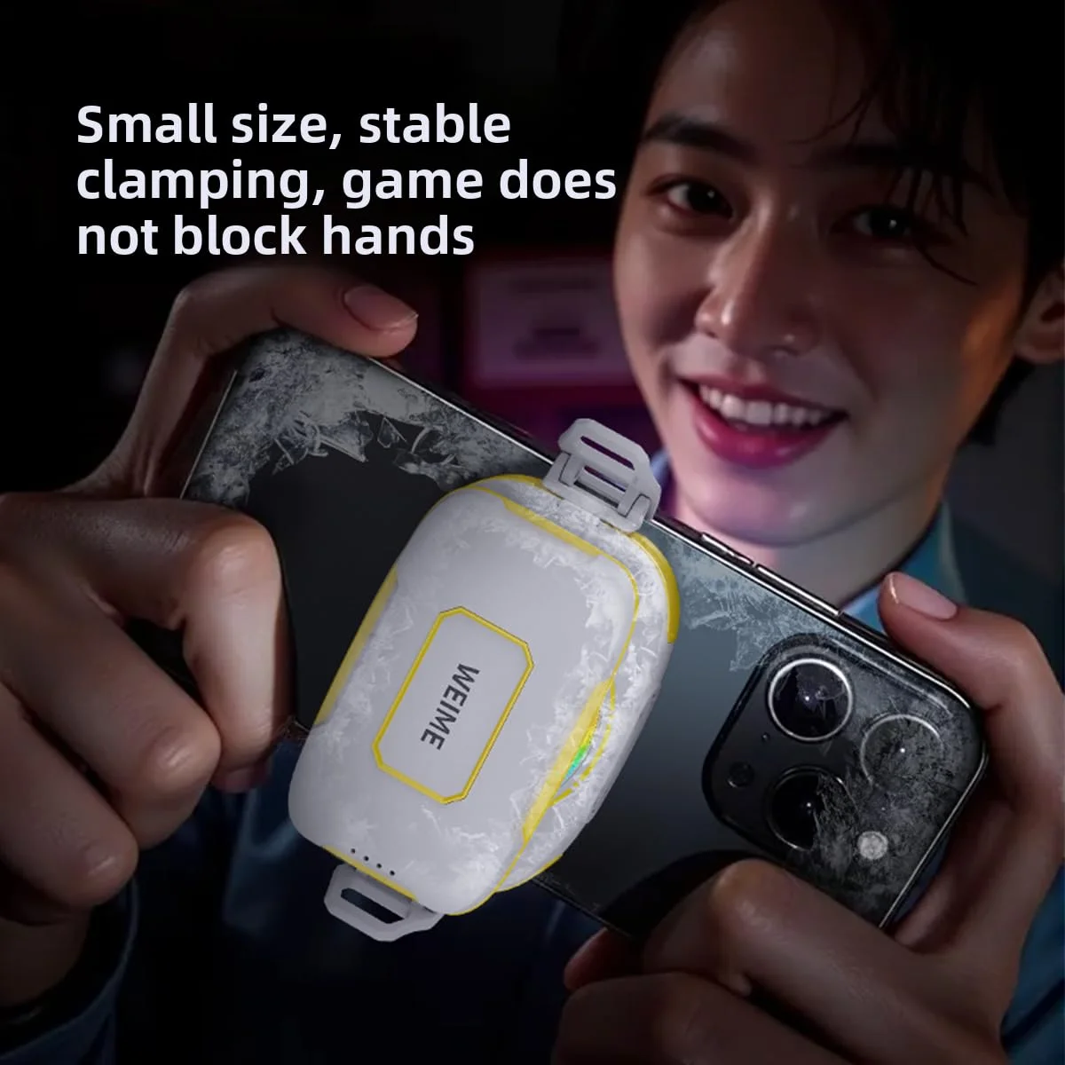 Magnetic Rechargeable Phone Cooling Device - 3000mAh Portable Cooler for Gaming & Live Streaming