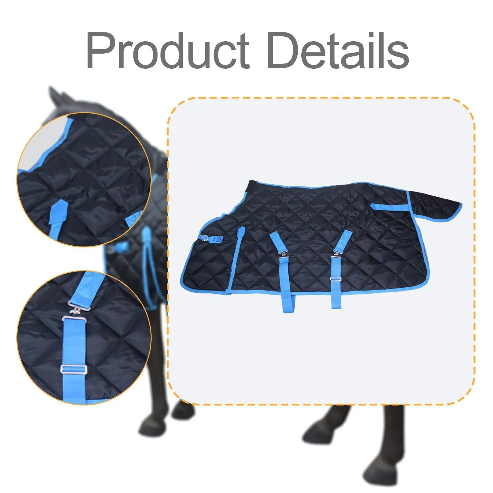 Horse Blanket High Performance Gifts Sturdy Multifunctional Equestrian Gear Horsewear