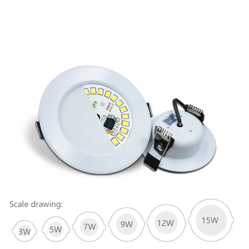LED Downlight 3W 5W 7W 9W 12W 15W Ceiling Lamp AC 220V Recessed Round Panel Light Spotlight Indoor Lighting led ceiling light,led downlight,led spotlight