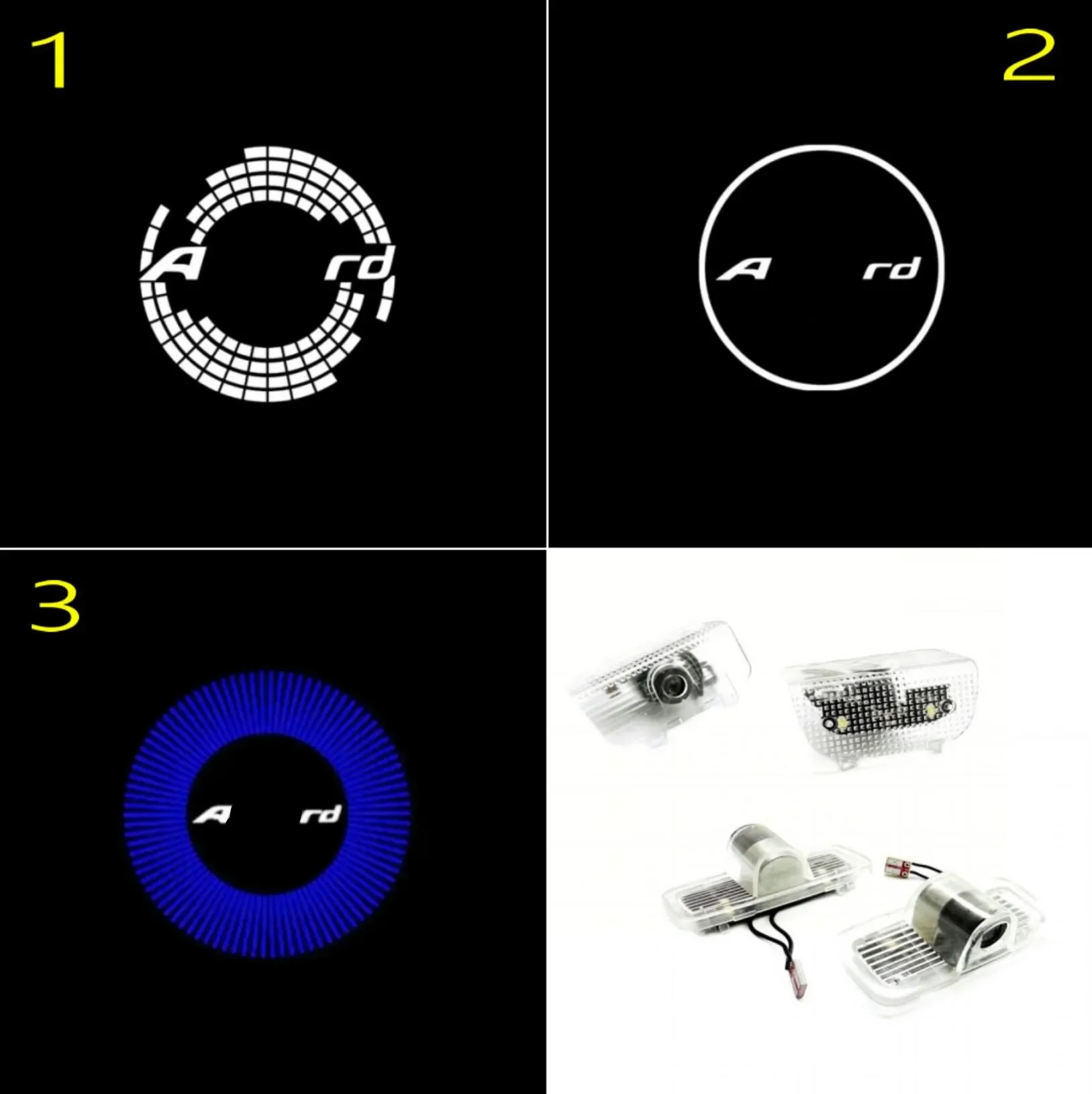 

2X Led Car Door Projector Logo Lights For A-ccord 7th 8th 9th 10th 2003 2007 2014 2017 2020 2018 2017 2013 2016 Accessories