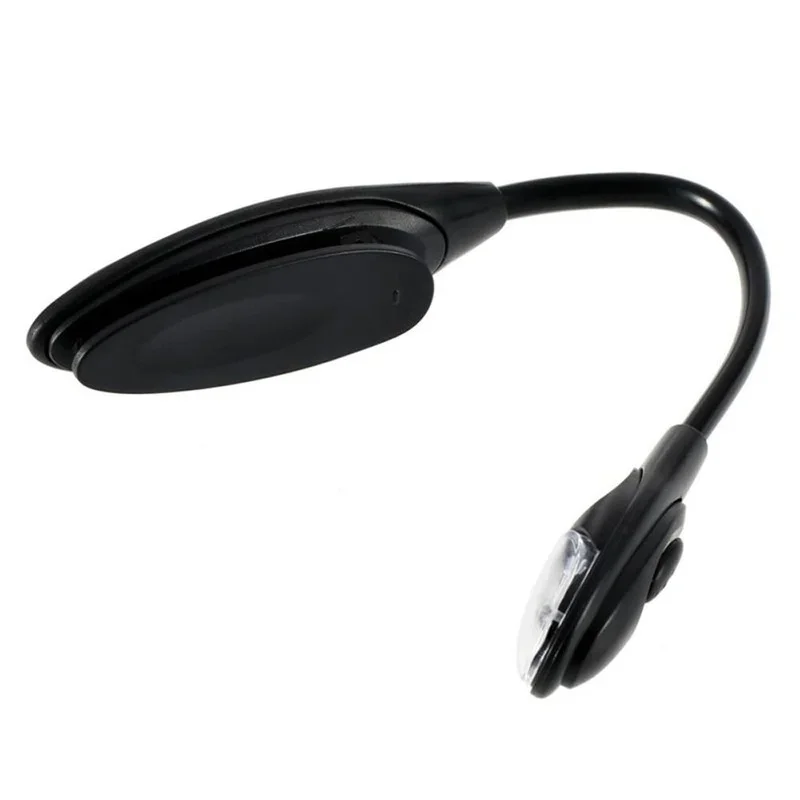Reading Clip Light on Book Black Battery Chargeable Flexible Led Eye Protection Reading Night Lights Mini Portable Student Lamp
