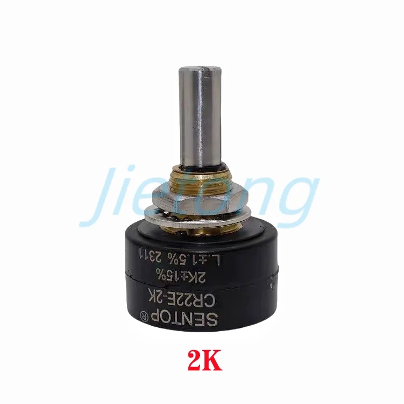 1pc CR22E 1K 2K 5K 10K Conductive Pastic Potentiometer WDD22P1 360 Degree Rotation Replace FCP22E 3Pins 6MM Round Shaft