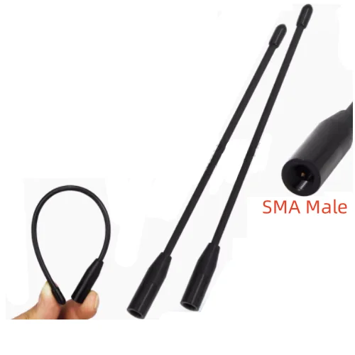 SMA Male 840/868/915MHz soft whip high-gain RFID terminal module NB antenna for UAV. external antenna,shortwave antenna