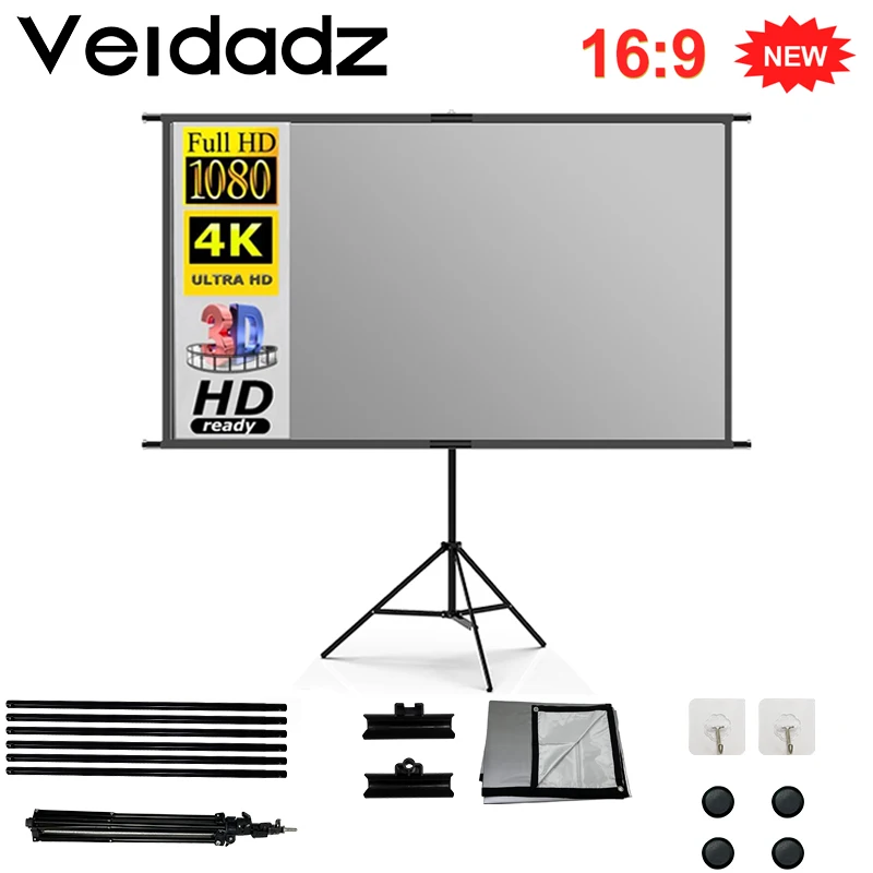 Outdoor Projection Screen Stand 100 Inch Projector Screen Stand