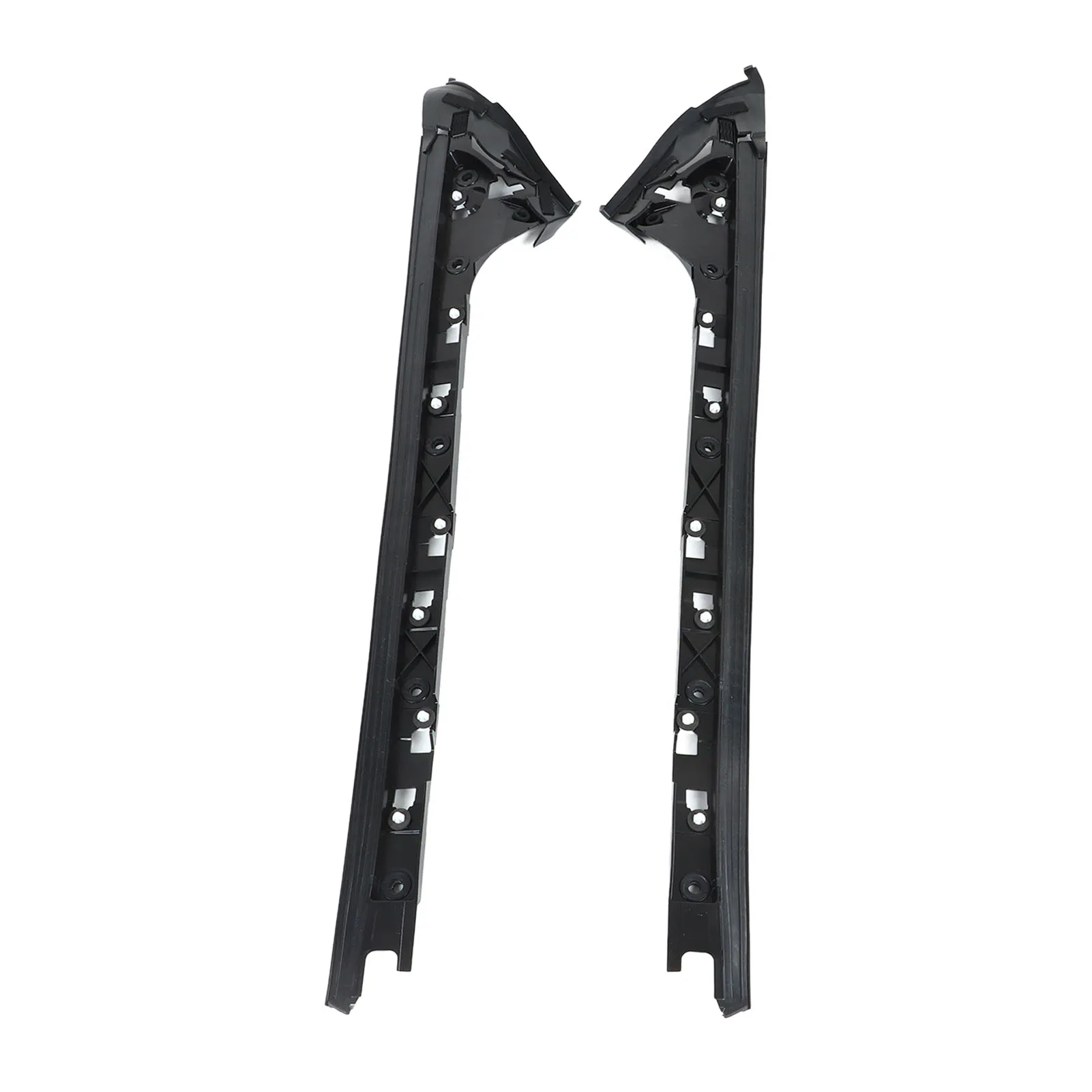 Front Windshield A Pillar Molding Trim Pair for Explorer 2011-2015 windshield molding trim