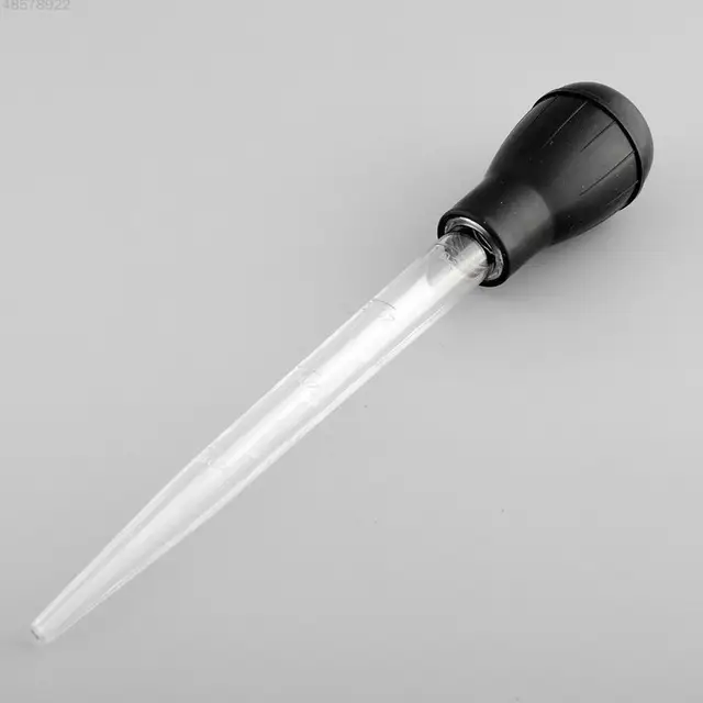 30 Ml Grillező Szerszám Szósz Olajcseppszivattyú Csővezeték Hordozható Főzési Pipetta Tisztító Kefével Szilikon Fej Bbq Kellékek - Image 3