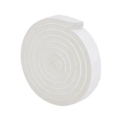 Weatherproof Self-Adhesive Soundproofing Foam Tape for Doors and Windows (2M Roll) (White)