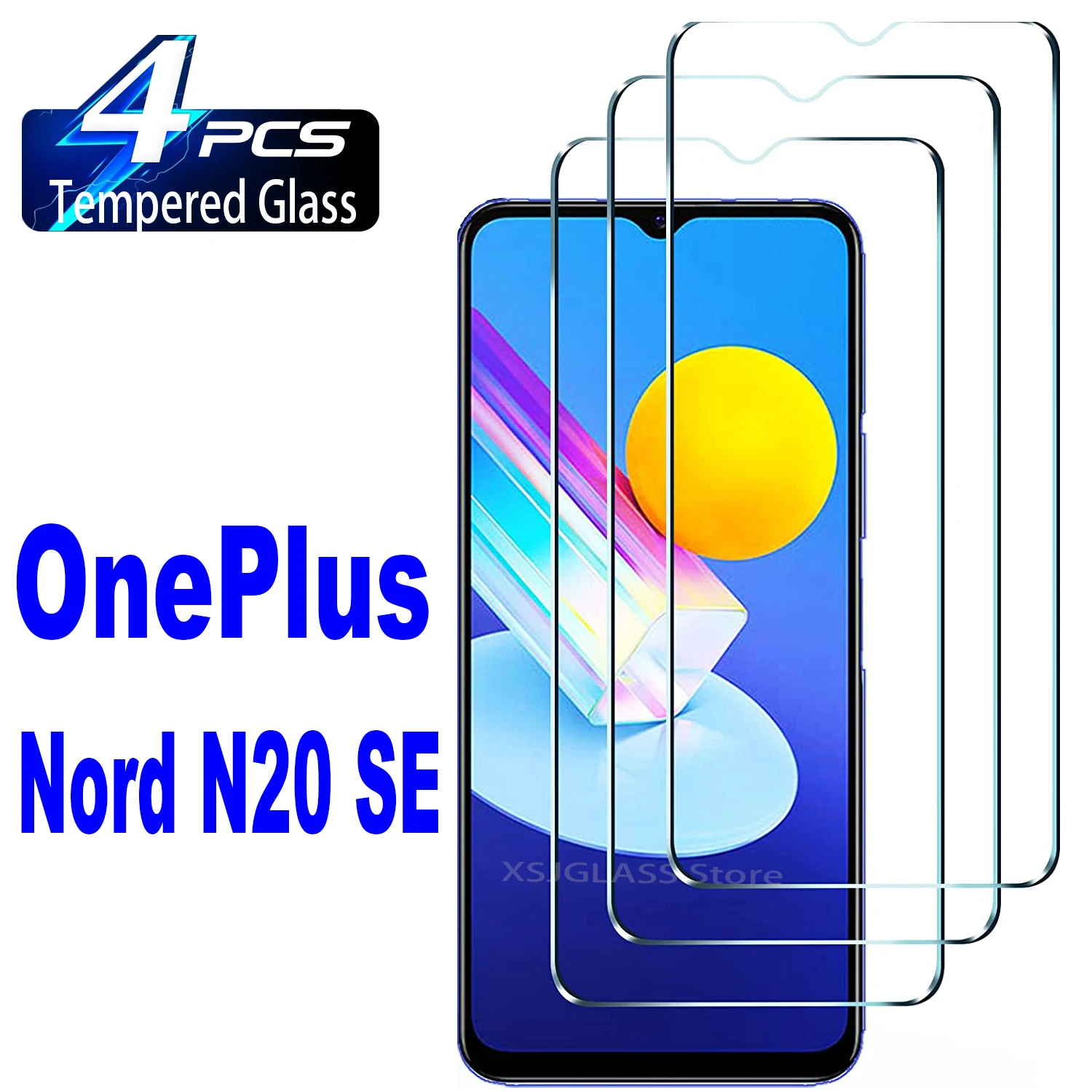 2/4 шт. закаленное стекло для OnePlus Nord N20 SE, защитная стеклянная пленка для экрана смартфон oneplus nord n20 se 4 64gb blue