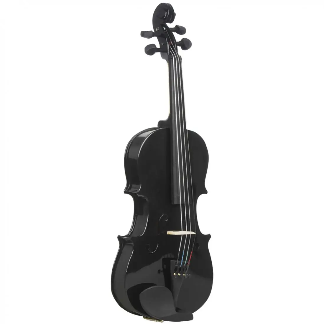 1/8 Small Violin With Case & Bow & Cleaning Cloth Acoustic Fiddle Stringed Instruments For Beginners