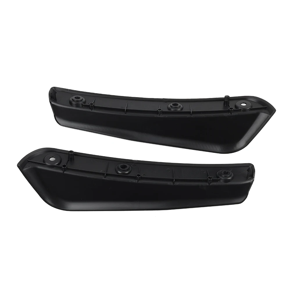 랜드 로버 프리랜더 2 LR2 2006-2015 용 2Pcs 블랙 자동차 앞 범퍼 하단 에어 디플렉터 액세서리 부품