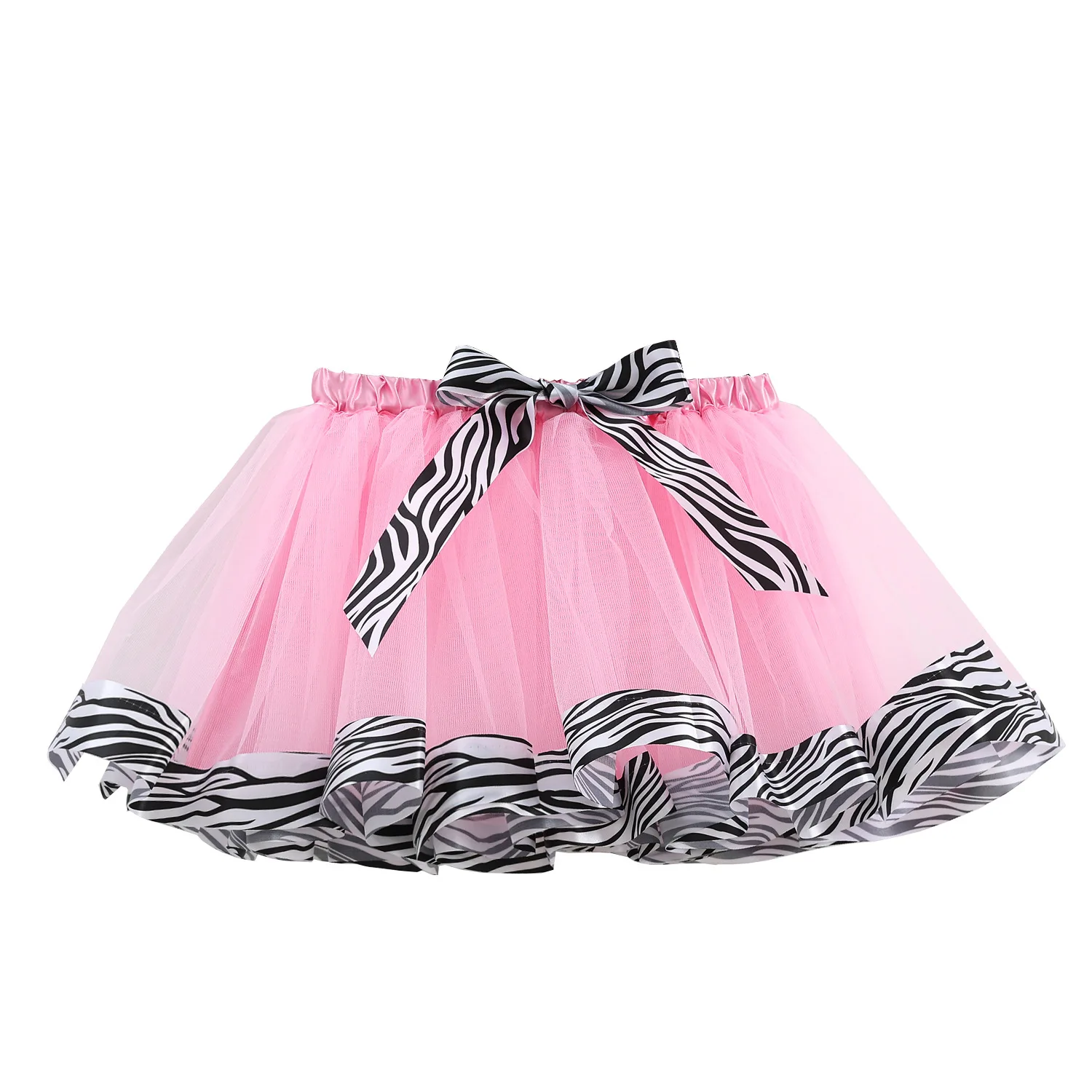 

Children's Tutu Skirt Lined Performance Skirt Flower Girl Dresses Animal Mesh Girls Tutu Skirt Printed Skirt