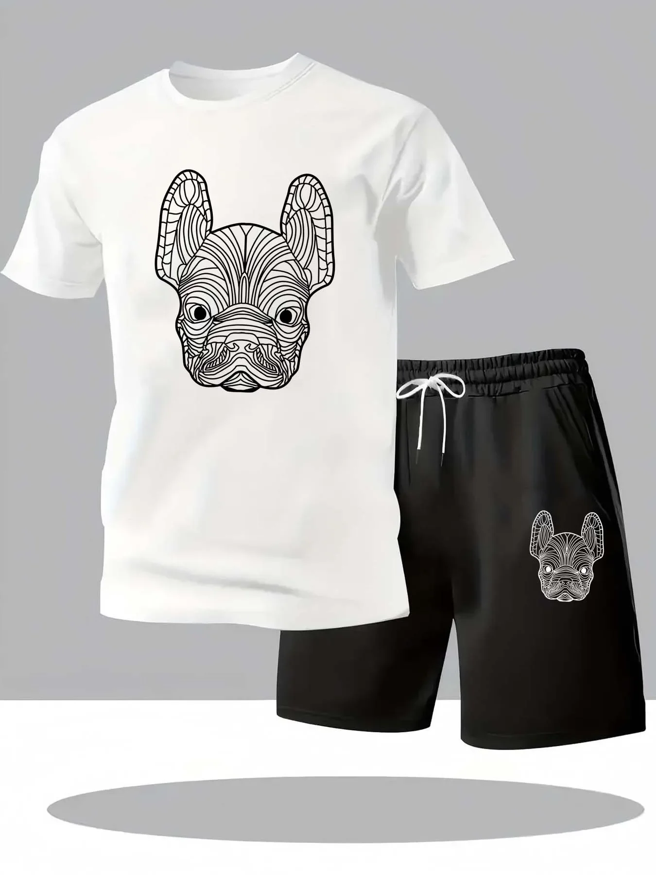 مدينة شارع أزياء الجري الرياضية 2 قطعة دعوى الصيف الرجال سريعة الجافة عارضة قصيرة الأكمام تي شيرت والسراويل القصيرة مجموعة