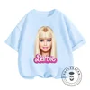 Trendy Summer Styles for Girls Soft Breathable Barbie Prints on Colorful Fun-filled Cartoon T-shirts Ideal for Ages 3-14 3