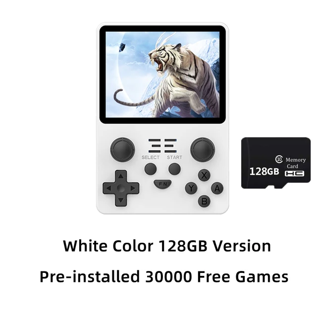 Powkiddy Nuova Console Di Gioco Portatile Rgb20S Retro Hd 3.5 Pollici 4:3 Schermo Ips Open Source Rk3326 Gioco Arcade Joystick Psp Portatile