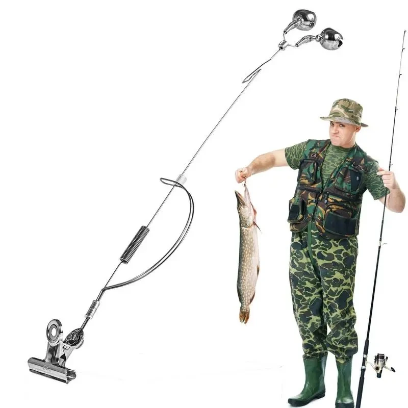 Alarme nuit pêche carpe 1-2 pièces acier inoxydable anti-corrosion accessoires pêche