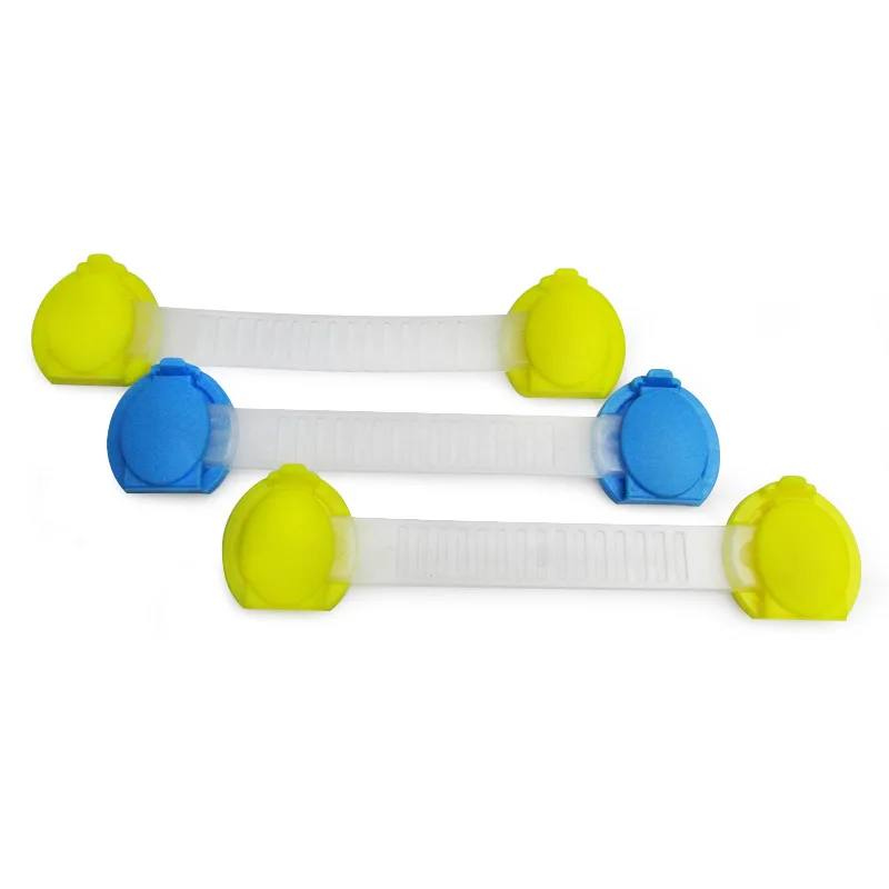 8pcs/lot Baby Safety Child Lock Refrigerator Drawer for Cabinets Locker Sliding Door Fridge Protection of Children Locking Doors