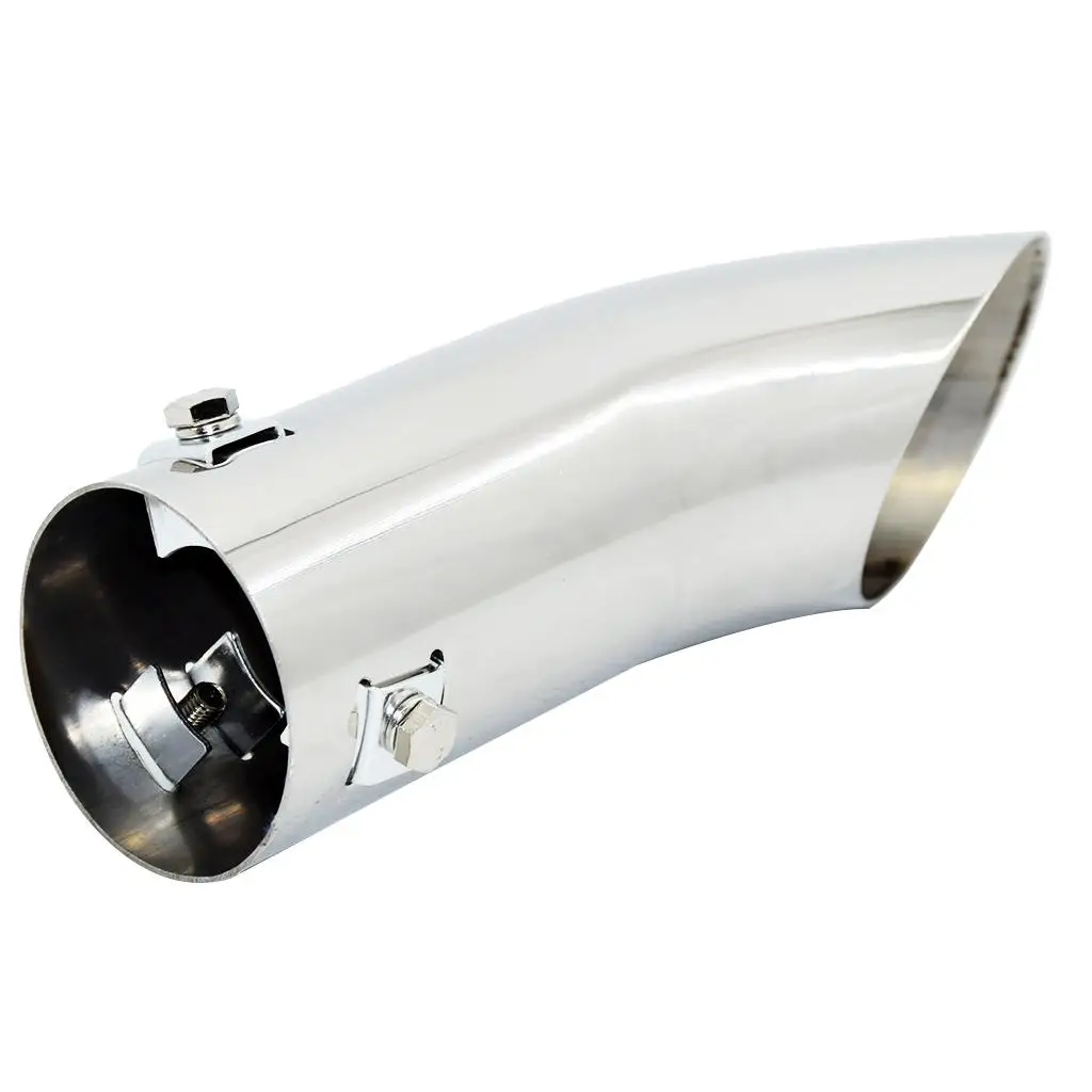 Universal Car Stainless Steel Exhaust Pipe Muffler End Tips 59mm