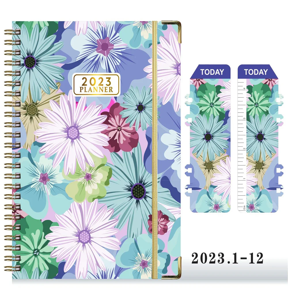 Daily Calendar Planner Notebook Weekly Monthly Office Agenda Organizer Time Management Personal Appointment Journal Wedding