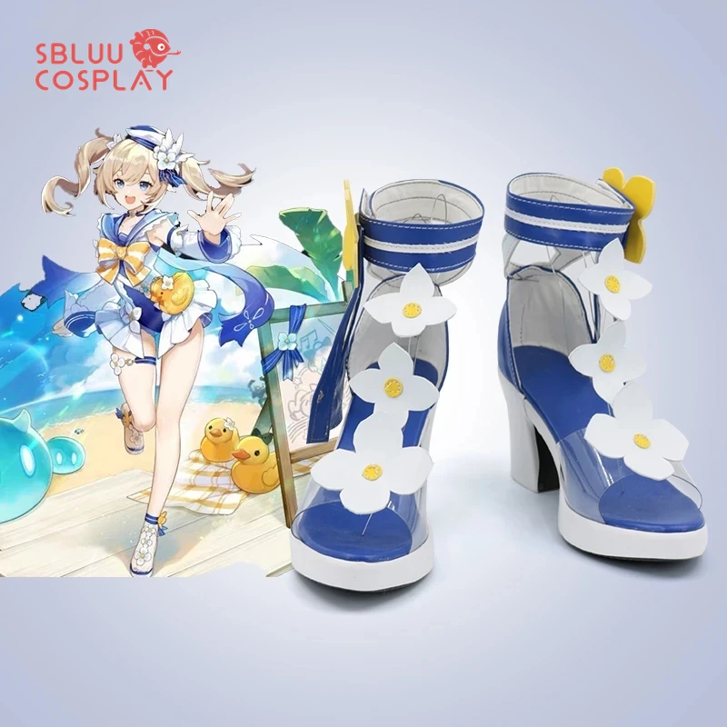 

Anime Genshin Impact Barbara Cosplay Shoes Custom Made Boots