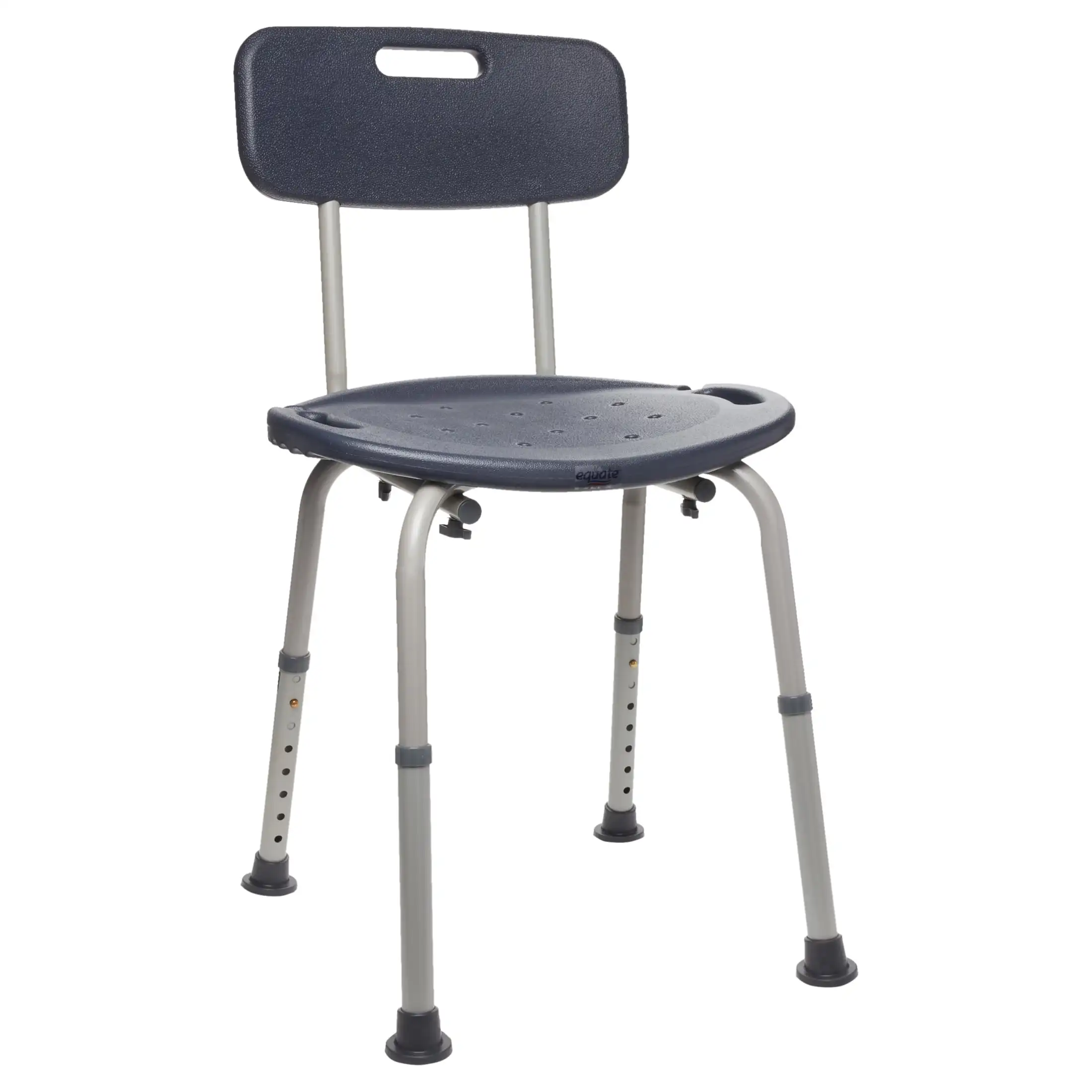 

Equate Bath Chair and Shower Chair with Back - Shower Seat for Elderly, Handicap, and Disabled, 350lbs, Easy Assembly, Black