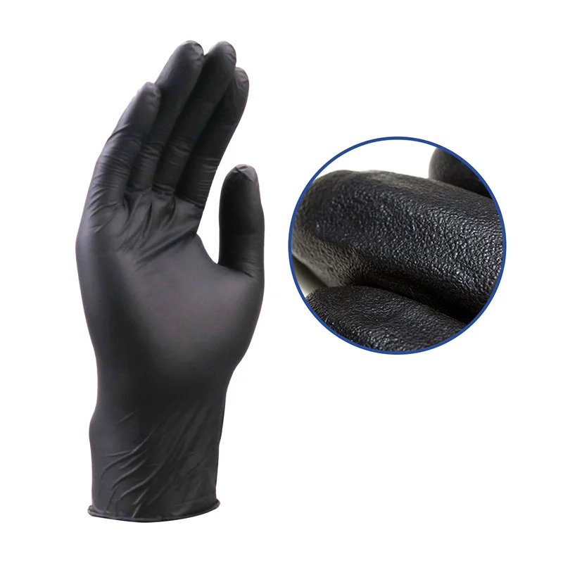 100Pack/150gPowder Free Nitrile Gloves Kitchen Household Clean Tool Garden/Barber/Makeup Disposable Waterproof Work Gloves disposable gloves nitrile gloves garden work gloves cleaning gloves