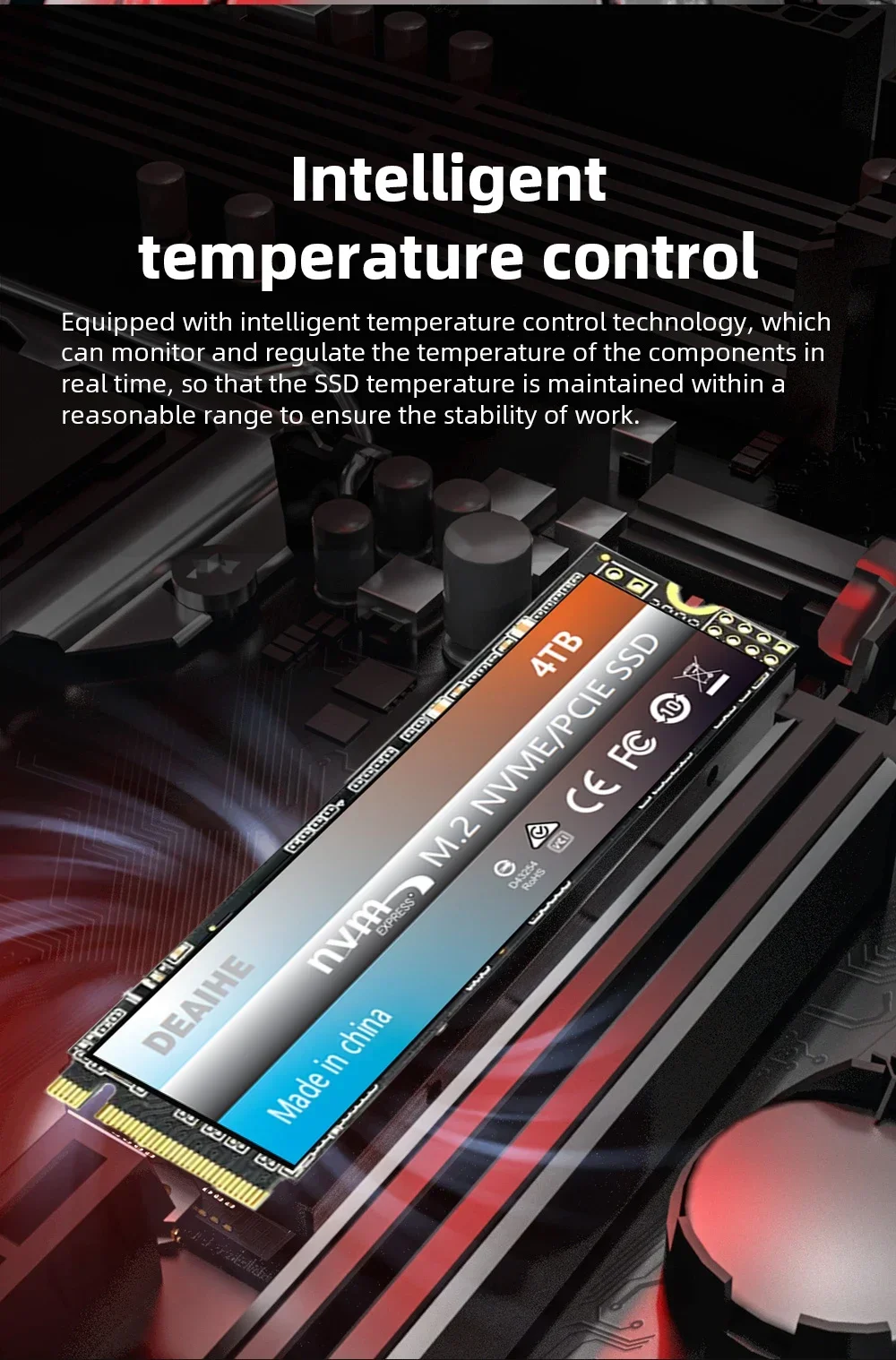 濭 ִ  ָ Ʈ ũ, PS5 SSD NVME M2 1TB 2TB M2 2280 NVMe SSD 4TB PCIe4.0 DRAM ĳ, PS5 ũž