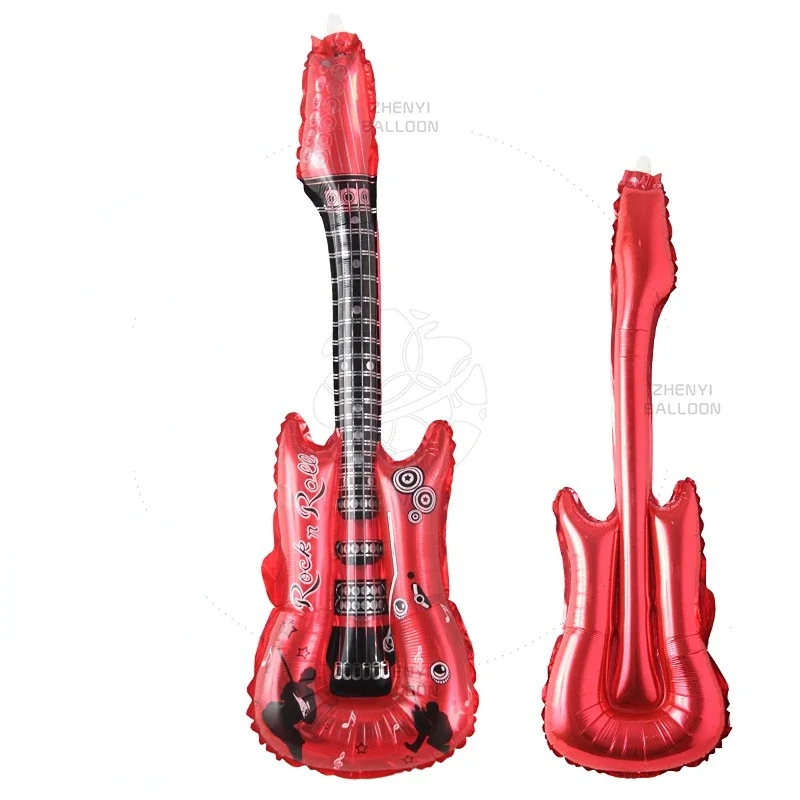 Cartoon Guitar Balloons Inflatable Party Supplies