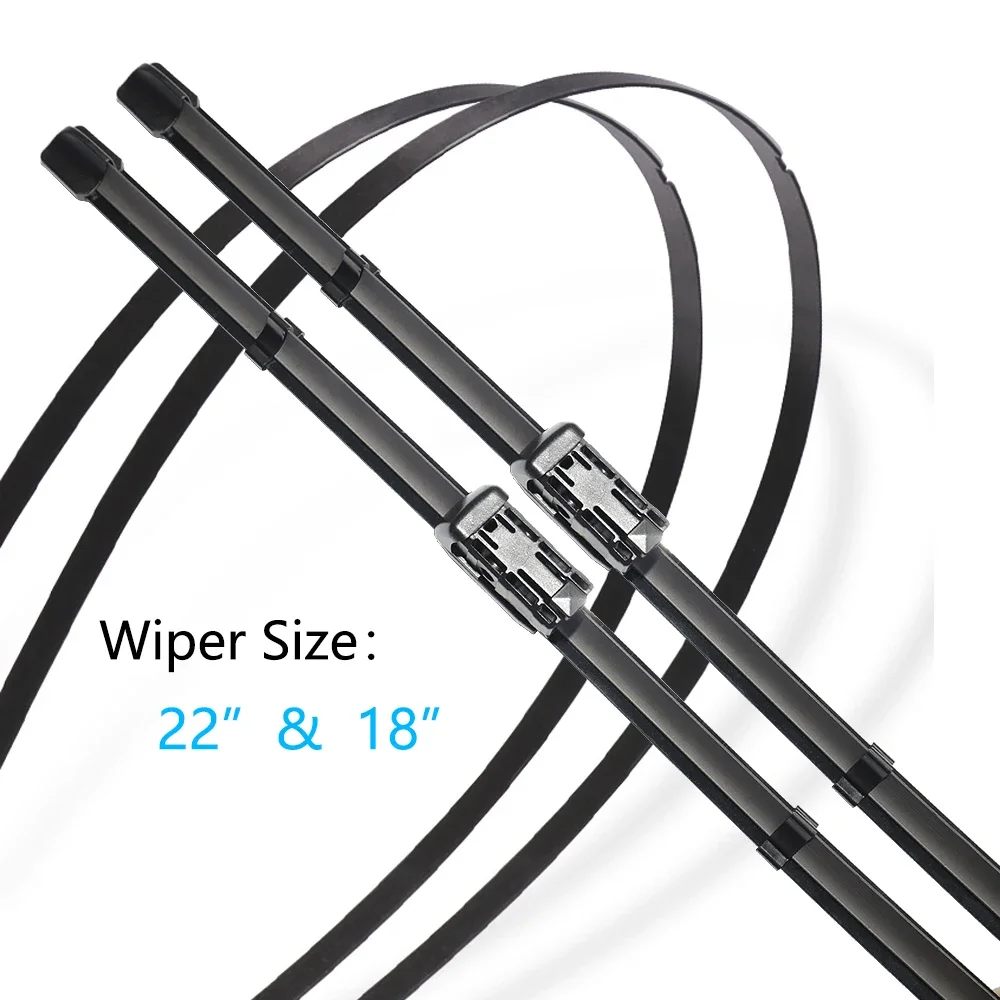 2x For Changan CS75 Plus 2014~2022 Car Front Rear Set Windshield Wiper Blades Rubber Accessories Protective Windscreen Cleaning