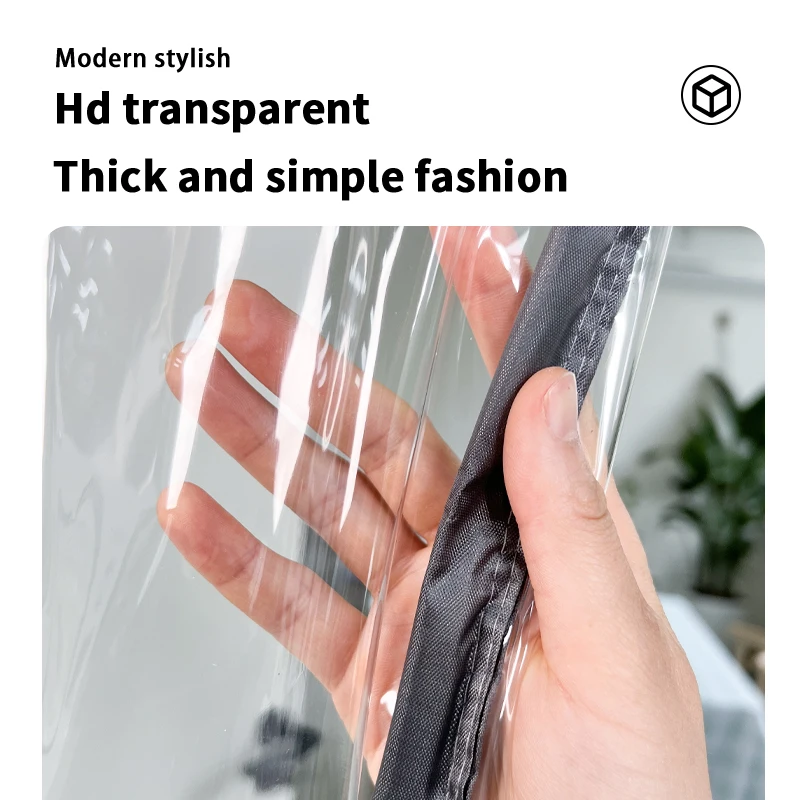 ستارة باب مكيف هواء بلاستيكية ناعمة شفافة، ستارة ت...