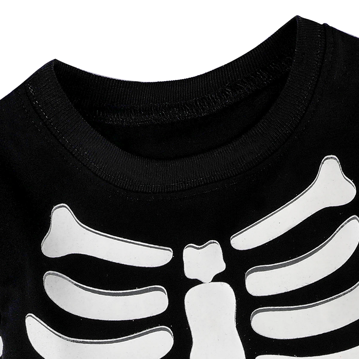 Pyjama D'Halloween 2 Pièces Pour Enfants - Motif Citrouille, Garçons Et Filles, Confortable Pour La Nuit Ou Déguisement