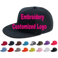 Custom Embroidered Hats Cap For Girls Boys Cuatomized Cartoon Name Children Cap Adult Hip-Hop Flat Baseball Cap For Summer YY706 1
