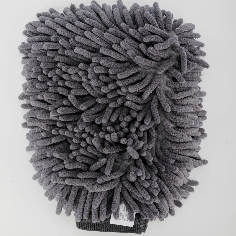 Deli Car Wash Dupla Face Luva Microfibra Chenille Luvas Grossa Car Cleaning Mitt Cera Detalhando Escova Auto Care Brush Cleaning