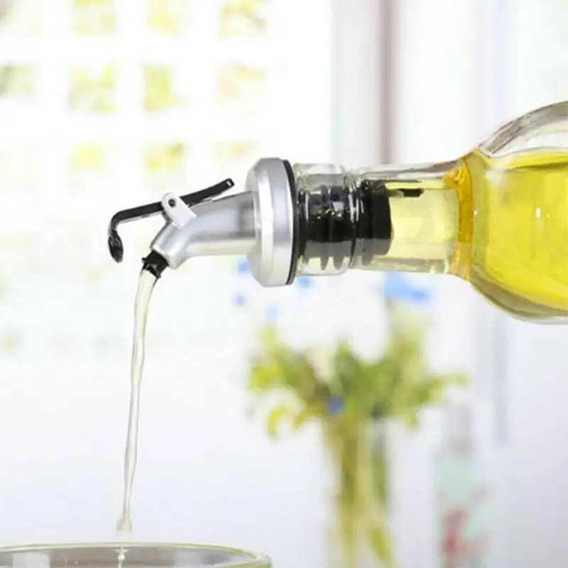 Olive Oil Dispenser Pourer Hygienic Bottle Pourers for Olive Oil with Leak Proof Nozzle Olive Oil Bottle Pourer Spout for Liquor