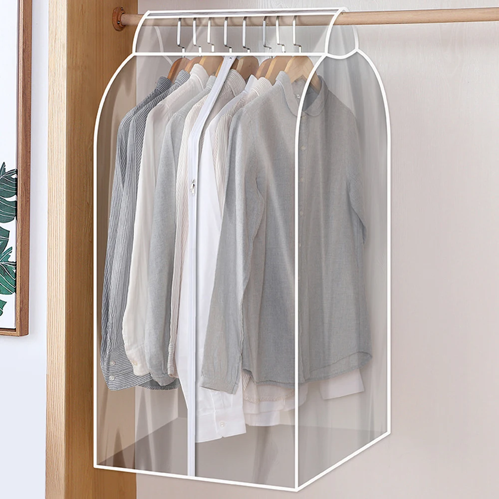 Transparent PEVA Clothes Storage Bag Large Capacity Wardrobe Protector