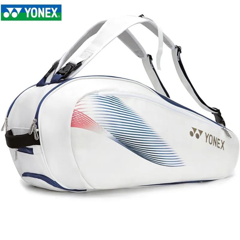 Original YONEX Large Capacity Badminton Bag Tokyo Olympics Same Type Professional Racket Backpack PU Leather Waterproof Material