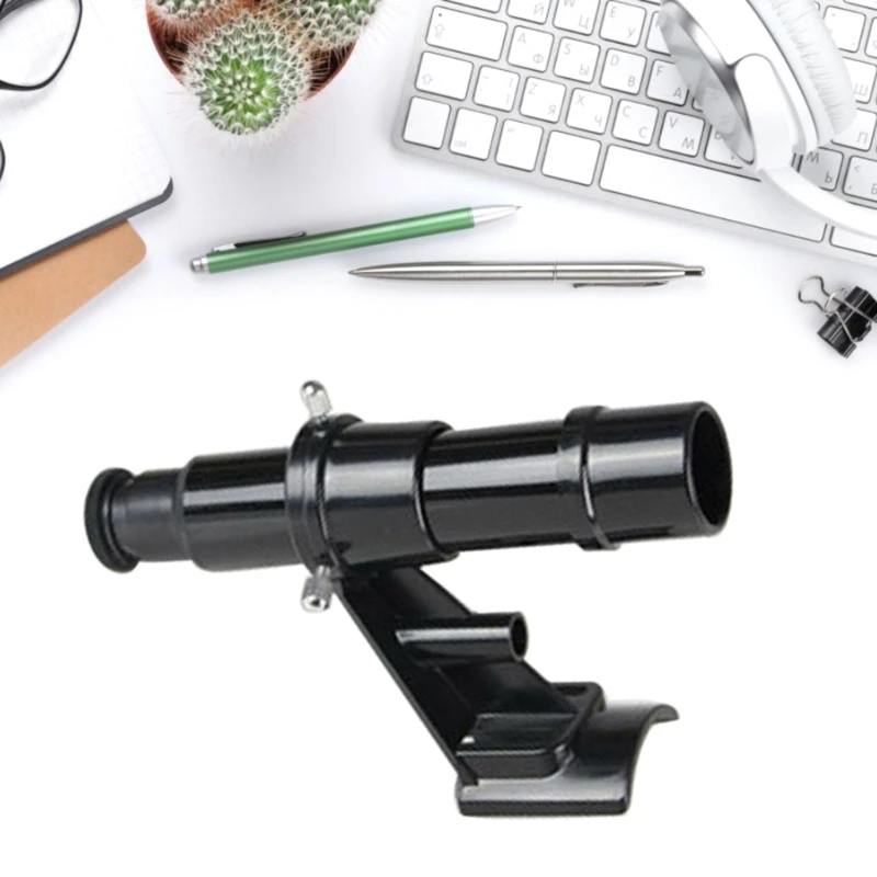 5x24 Astronomicals Telescope, Portable 5x24 Finder Scope Wide Angles Telescope Finderscopes with Bracket, 24mm Eyepiece 87HA