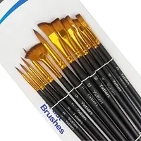 12pcs Professional Artist Painting Brush Oil Painting Watercolor Set For Oil, Acrylic, Canvas, Gouache,Includes Fine Detail Pain 1