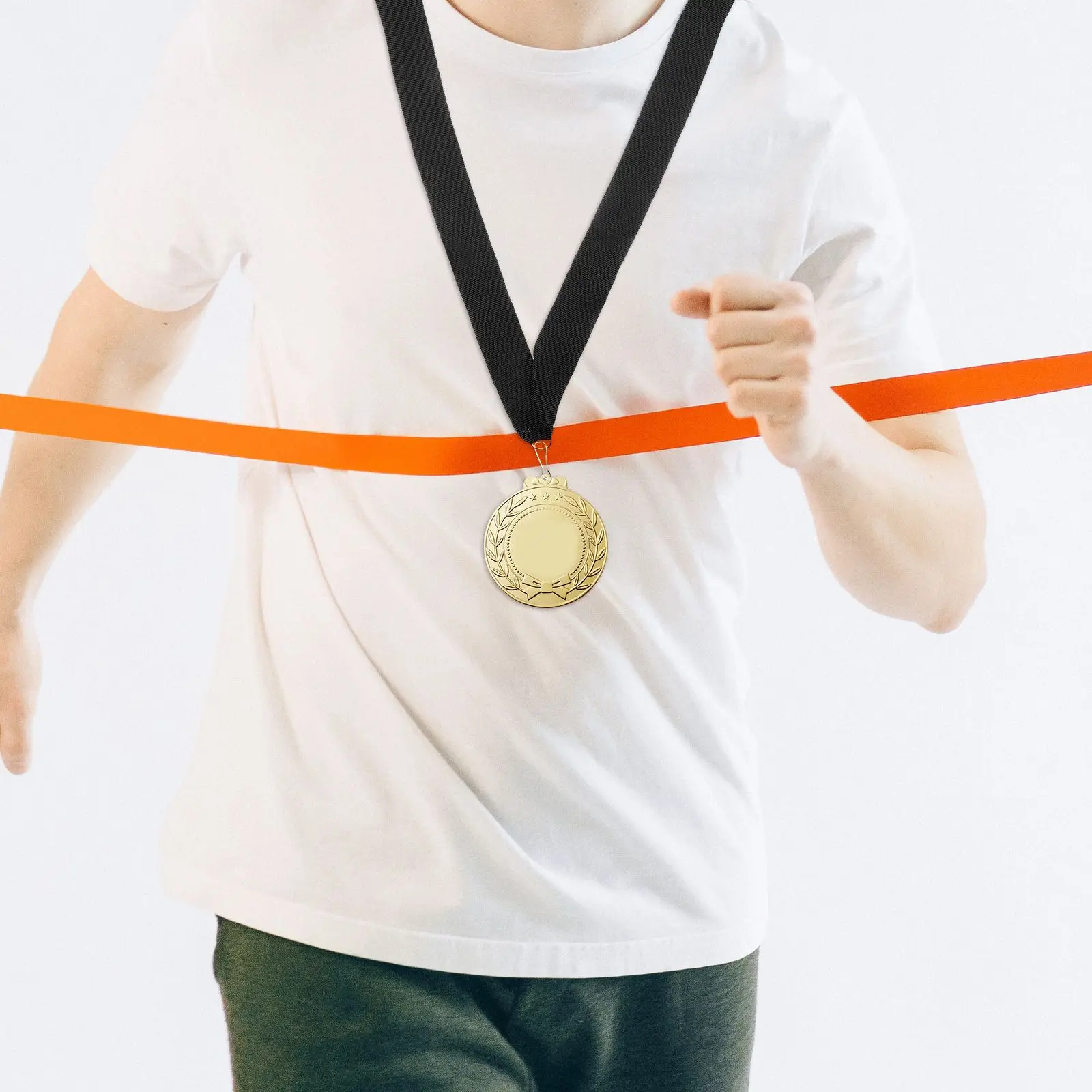 10 Pcs Medal Ribbon, Award Ribbons, Sports Meeting Souvenirs, Polyester Neck Lanyard, Competition Ribbon, Team Sports Medals Straps