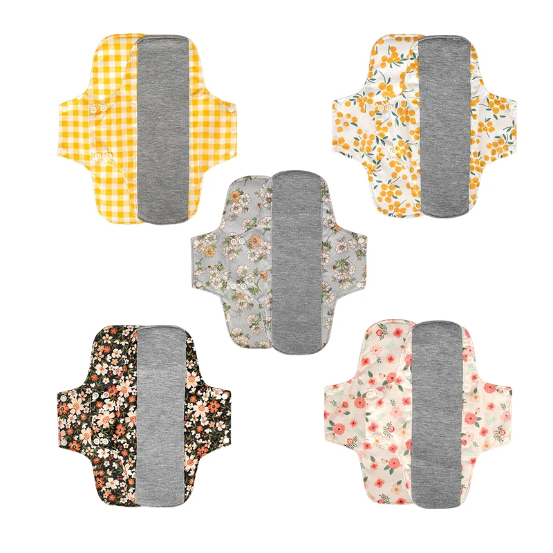 AIO 1Pcs 22x28cm Non-Slip Cloth Sanitary Pads Napkin Reusable Washable Menstrual Pads Women Hygiene Postpartum Nursing