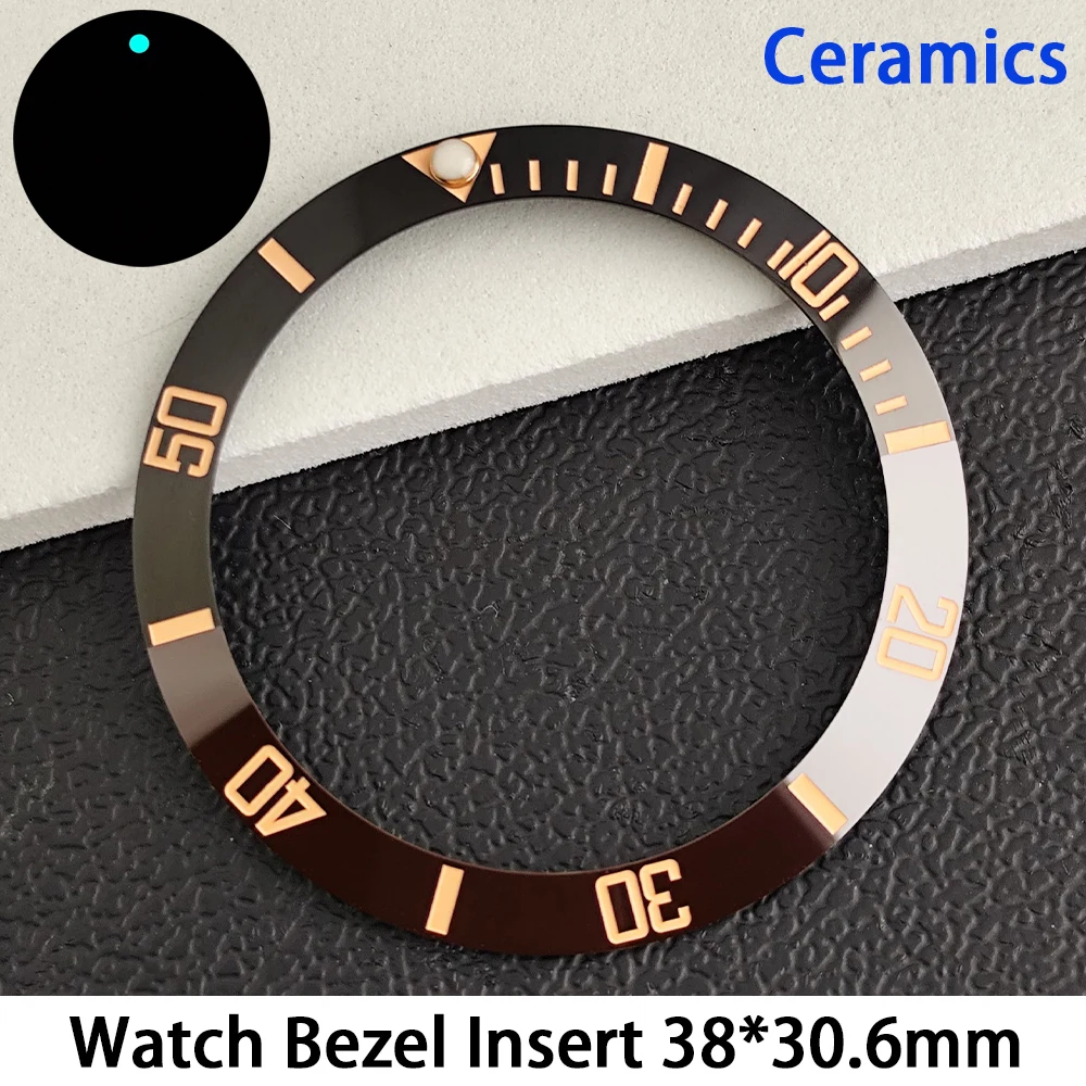 Premium 38mm Sloping Aluminum-Ceramic Bezel Insert