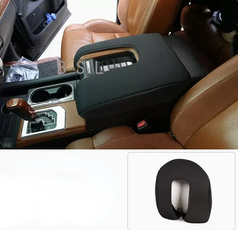 

Центральный подлокотник для Toyota Tundra 2014-2021, кожаный защитный чехол, аксессуары для украшения интерьера