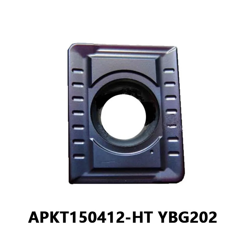 

Original APKT Carbide Inserts APKT150412-HT YBG202 APKT150412 HT Milling Cutter CNC Lathe Tool Bar Mechanical Workshop Tools